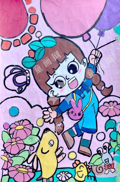 快乐小女孩
