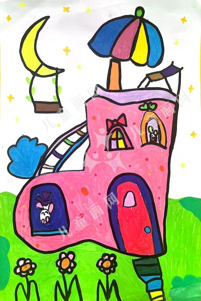 鞋子创意画