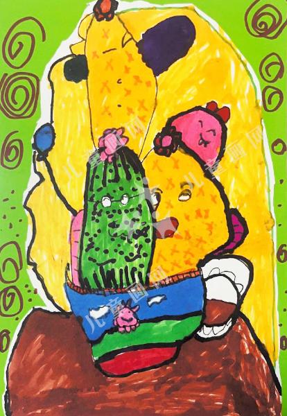 仙人掌向阳而生