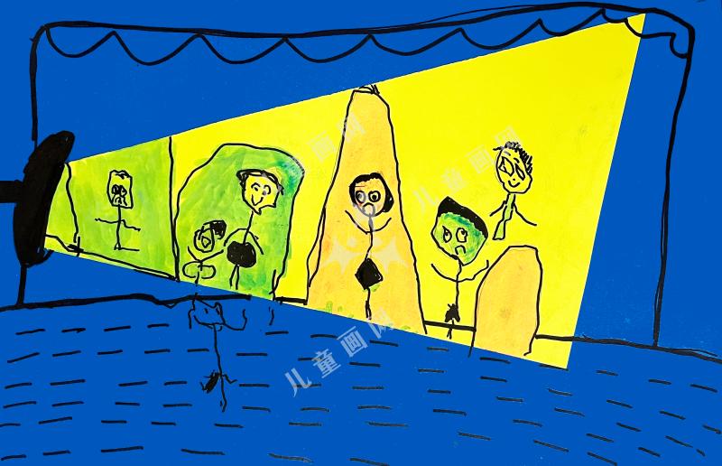 灯光下的欢歌笑语