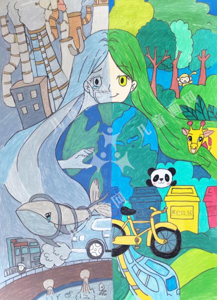 保护海洋妈妈、净化空气