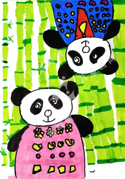 熊猫与春天
