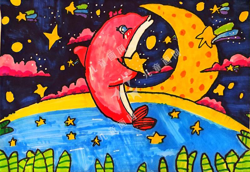 亲吻月光下的地球