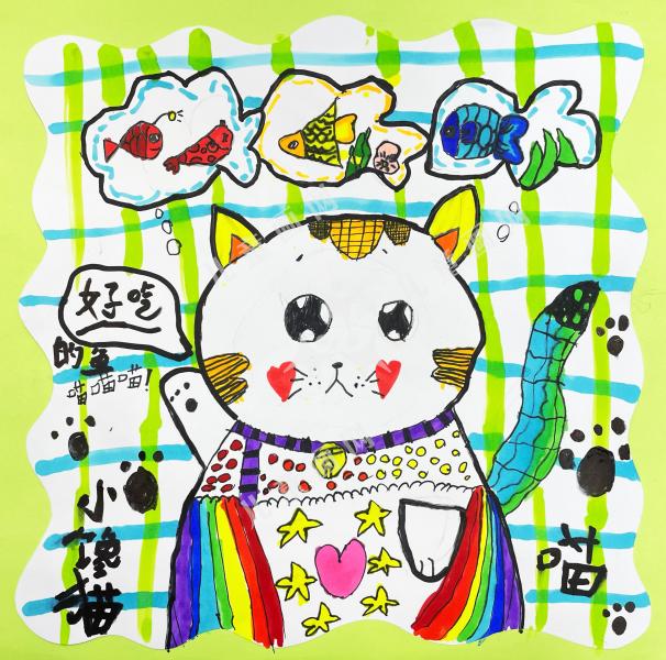 线条小猫咪