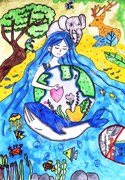 鲸举万物，人爱自然