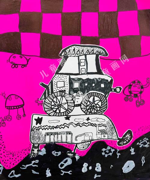 奇特垃圾清洁车