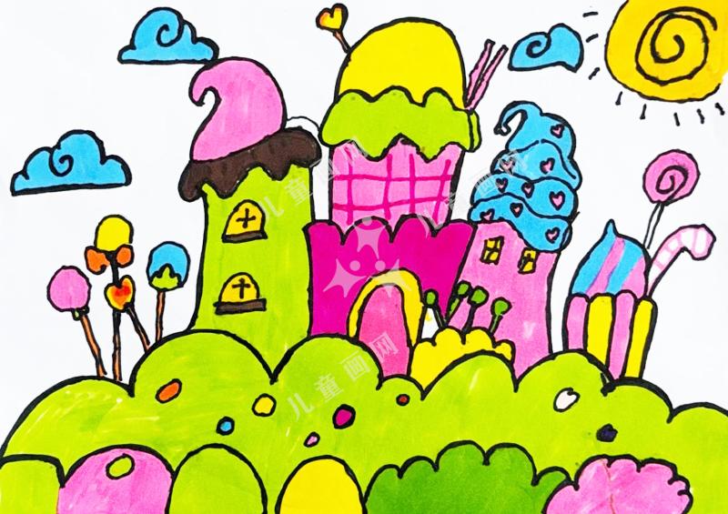 甜甜的雪糕房屋