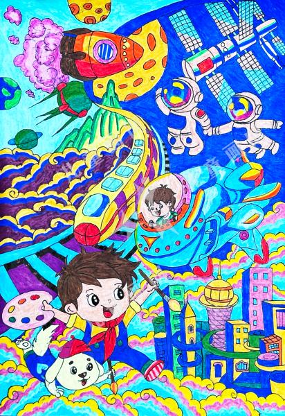 遨游太空