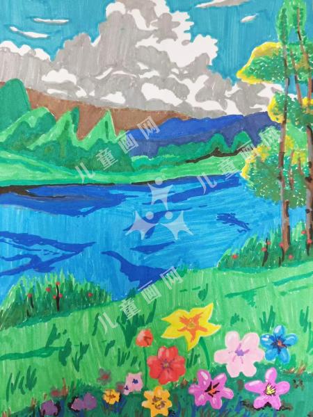 湖光山色间的繁花乐章