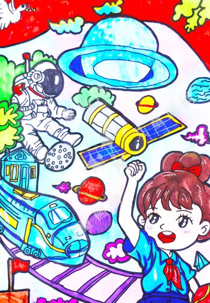 星河逐梦：红领巾的航天畅想