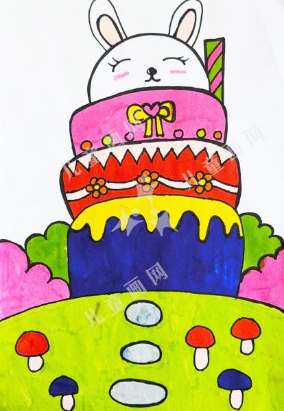 兔子的蛋糕房屋