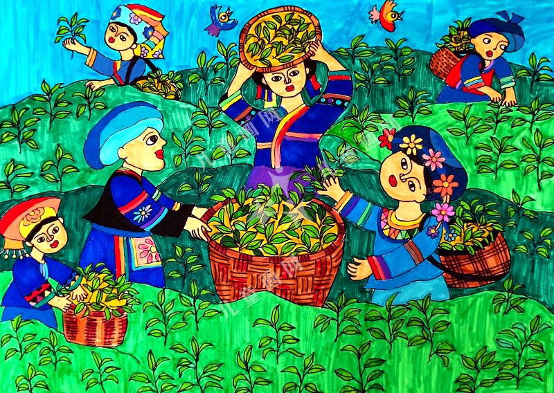 茶山晨曲，未来新绿