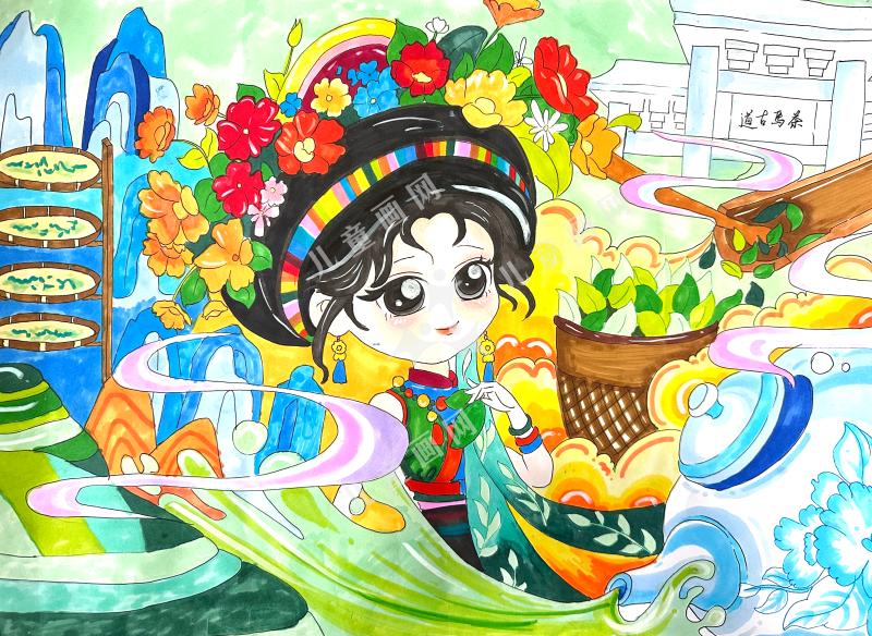 布朗茶香绘锦绣