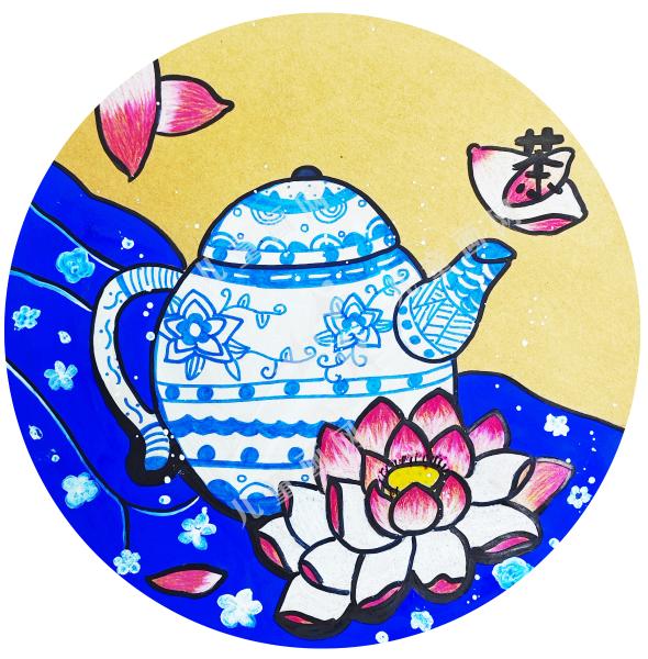 茶境青花