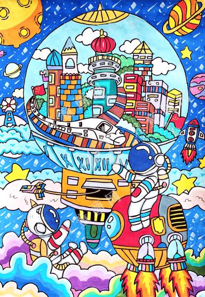 遨游太空