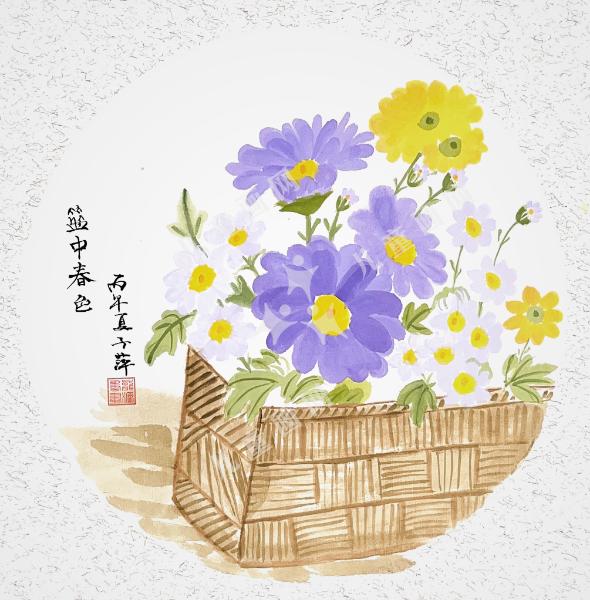 篮中春色