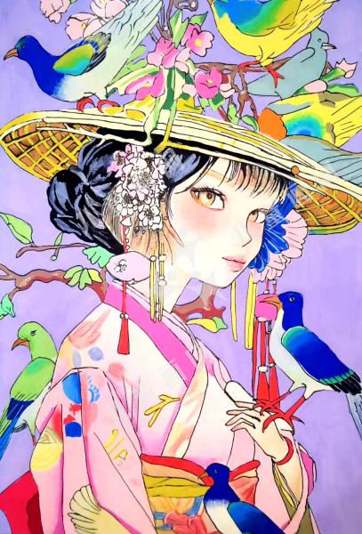 彩羽绕春
