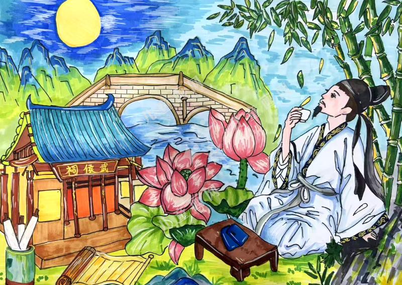 荷月闲吟