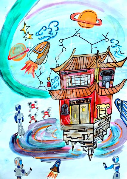 太空里的中国风