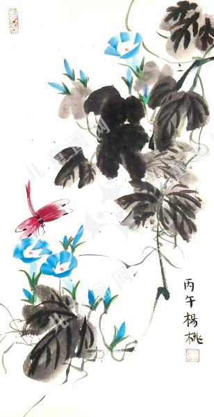 牵牛闲蜓
