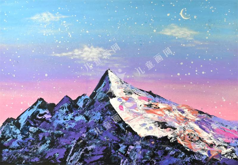 梦幻雪山