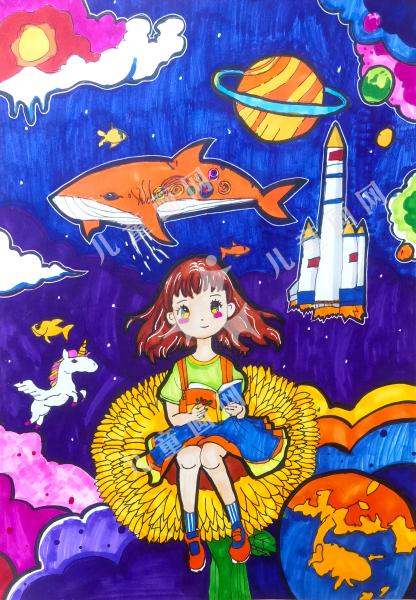 在向日葵上，读一本星星的书