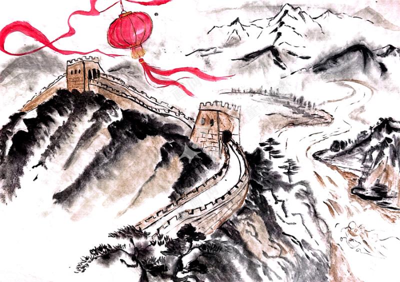 墨染雄关万里长