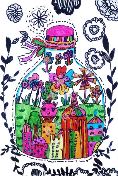 瓶子里的花园