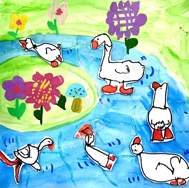 游泳的小鸭子